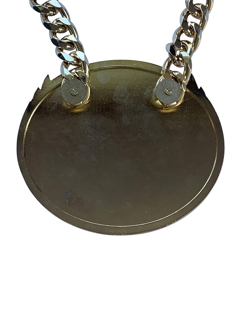 Express Medals MVP Most Valuable Player Champ Chain Trophy Award with a Center Plastic Plaque Plate Measuring 6 by 5.25 Inches and Includes a 34 Inch Plastic Chain with Black Velvet Presentation Bag. - Image 3